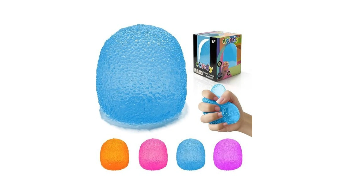 Stress Balls-gumdrop Squishy Stress For Kids And Adults, Super Solid