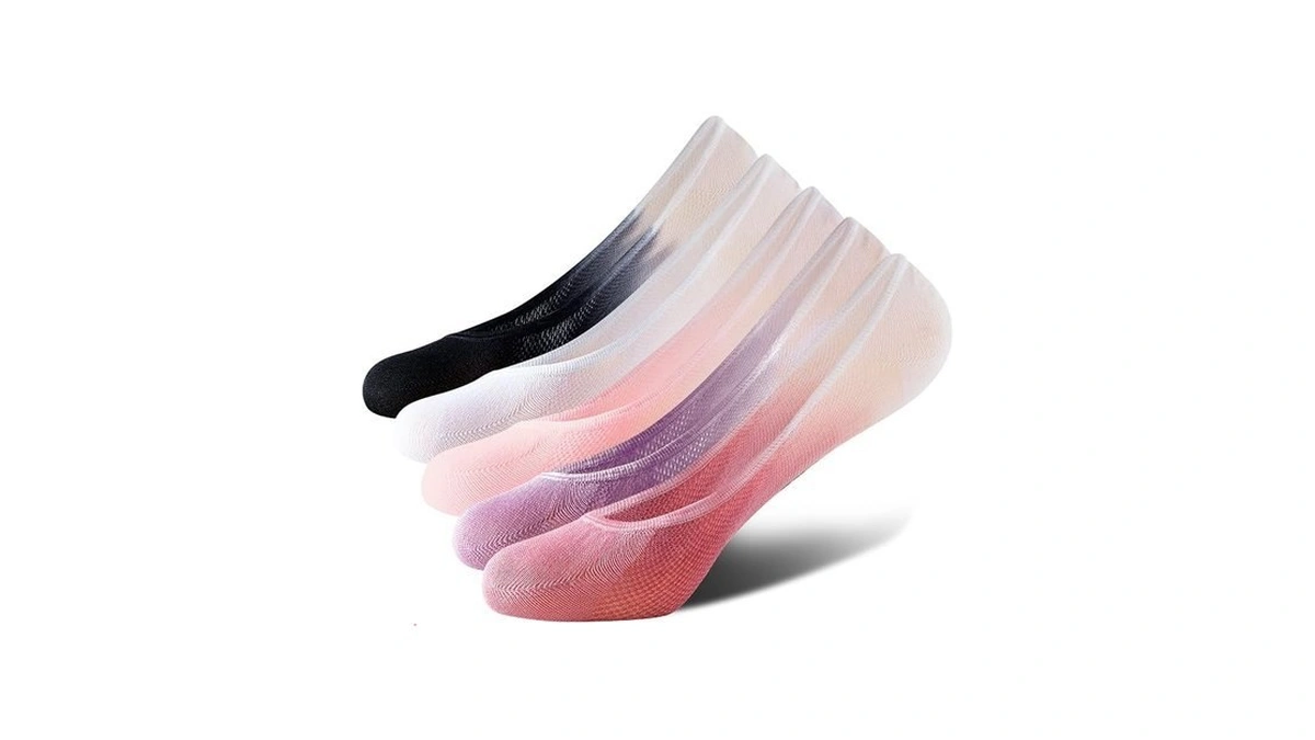 Foot Amazing Women's No Show Socks Non Slip Flat Boat
