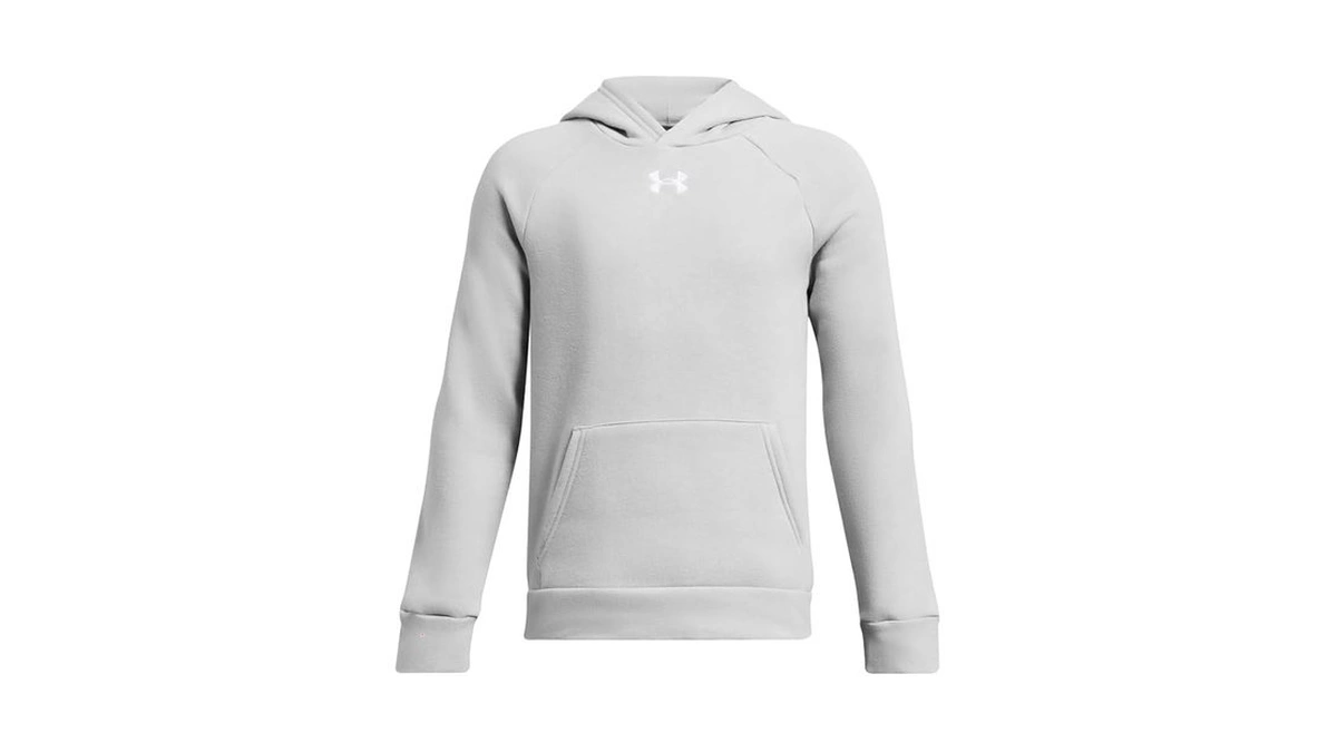 Under Armour Boys Rival Fleece Hoodie, (012) Mod Gray /