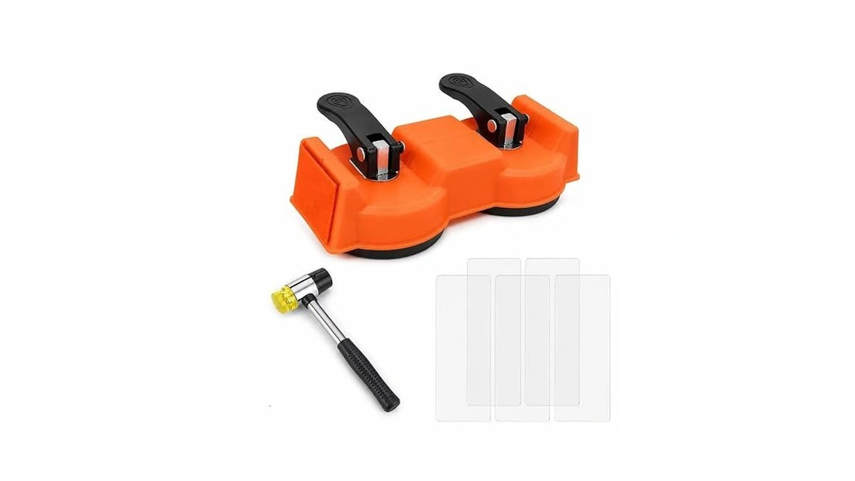 Floor Gap Fixer Tool For Floating Floors, Dual Suction Cup