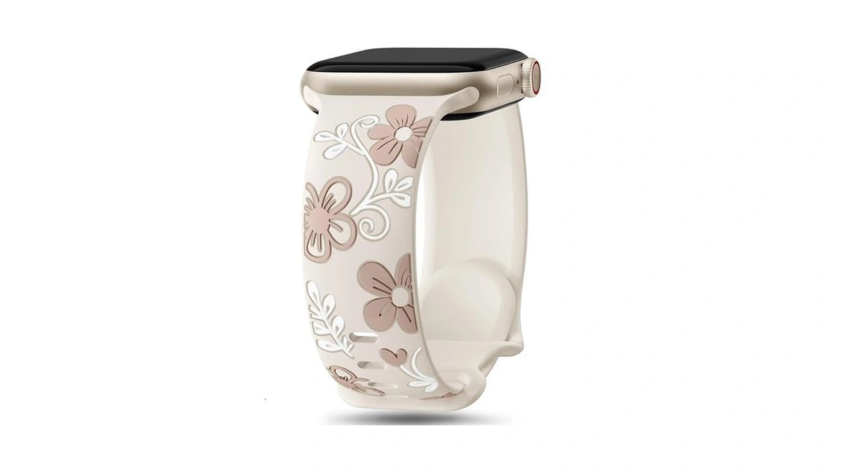 Witzon Floral Band Compatible With Apple Watch Bands For Women