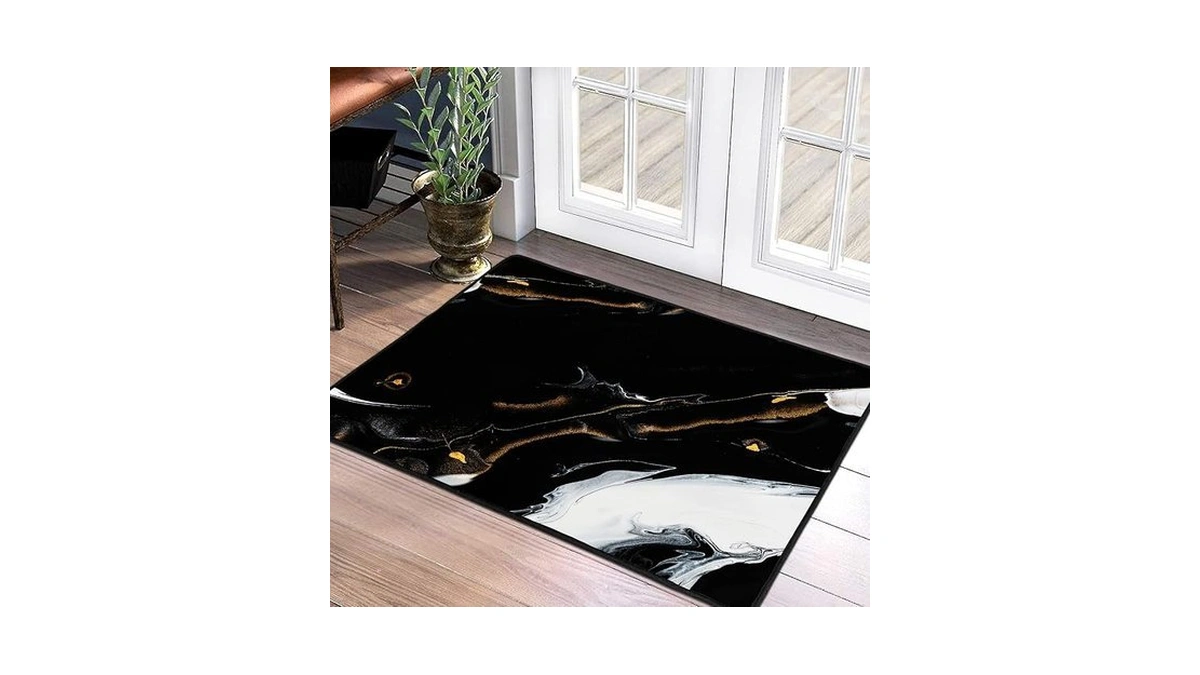 Modern Abstract Small Area Rug - 2x3 Door Mat Small