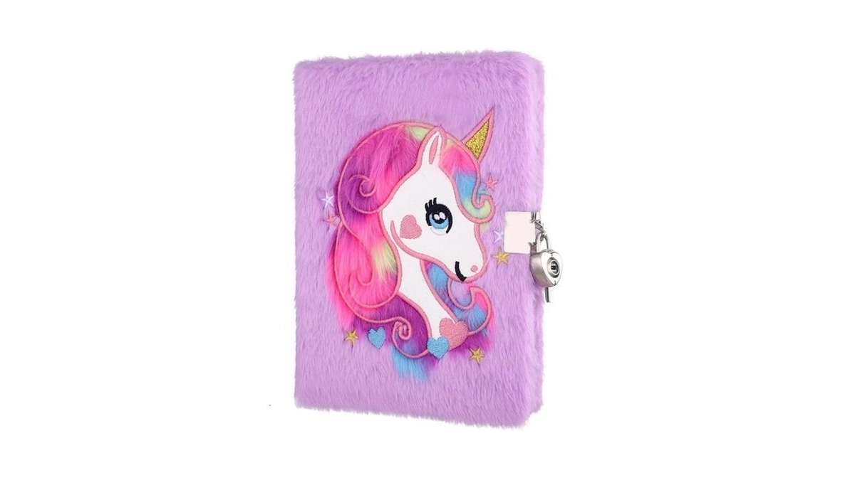 Roannie Cute Unicorn Diary Notebook With Lock And Keys- Ideal