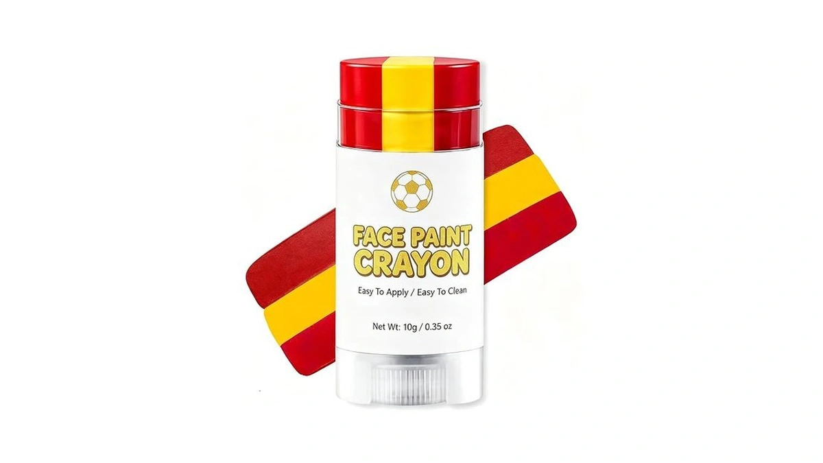 Patriotic Red Yellow And Red Face Body Paint Stick, Spain