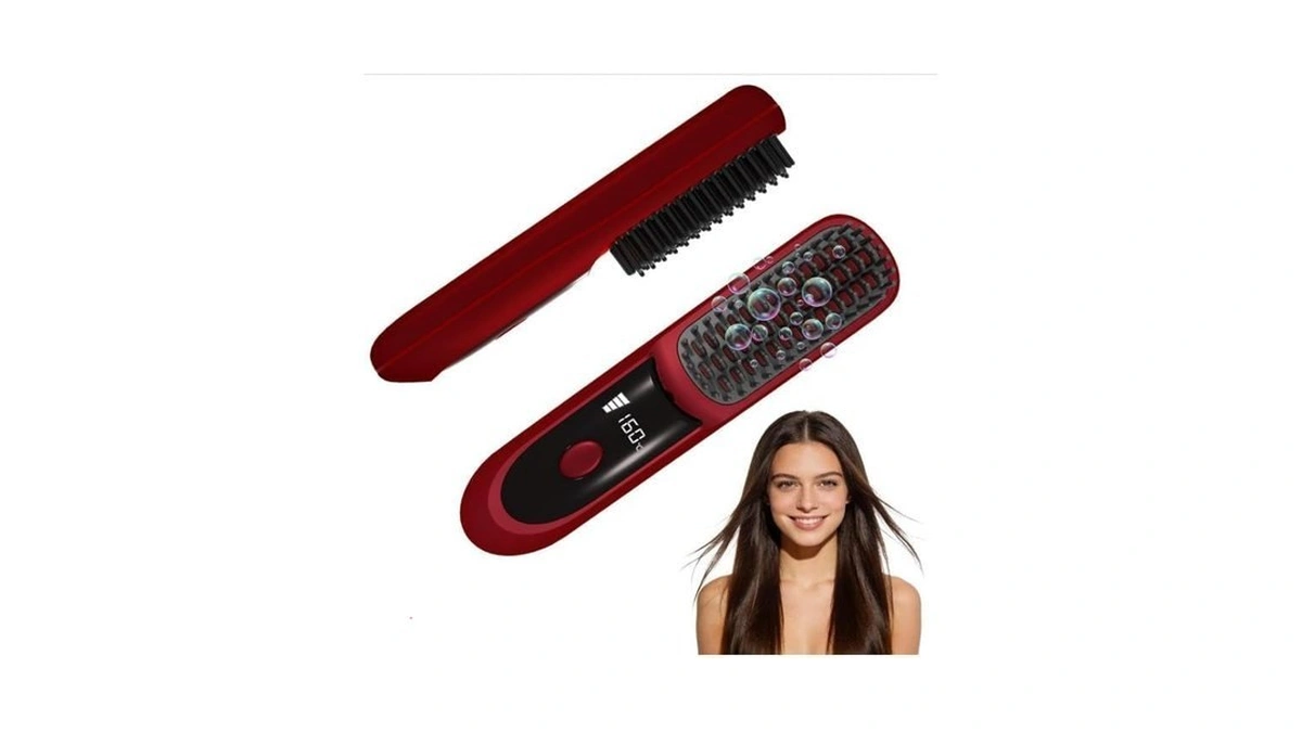 Go Brush Pro For Short Hair 2026, Portable Straightener Brushs