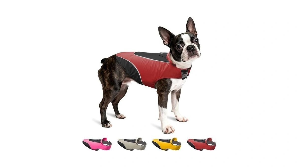 Tspro Premium Dog Raincoat For Small/medium Dogs, Waterproof Nylon, Reflective