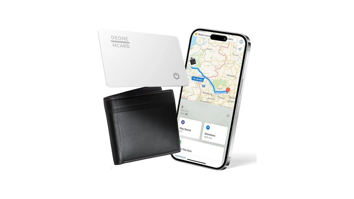 Wallet Tracker Card, Wallet Tracker Compatible With Apple Find My