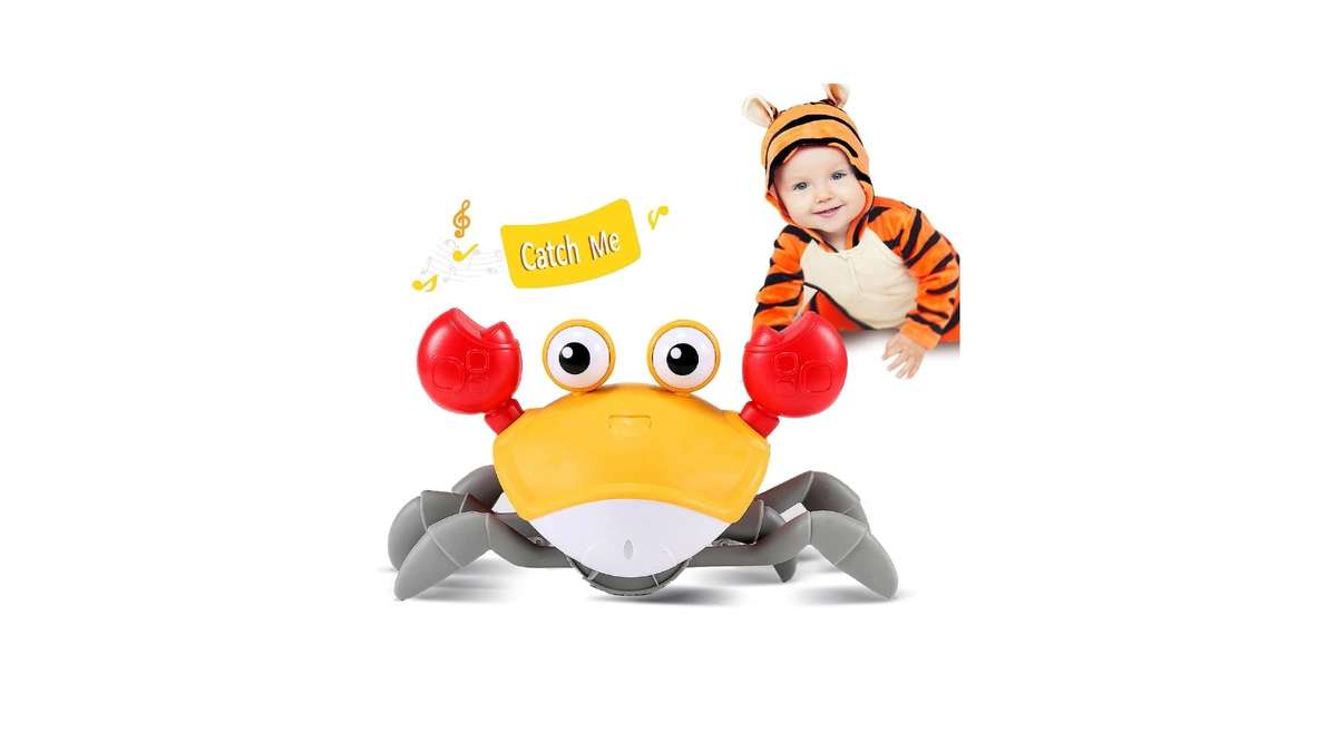 Crawling Crab Baby Toy Gifts Tummy Time Toys