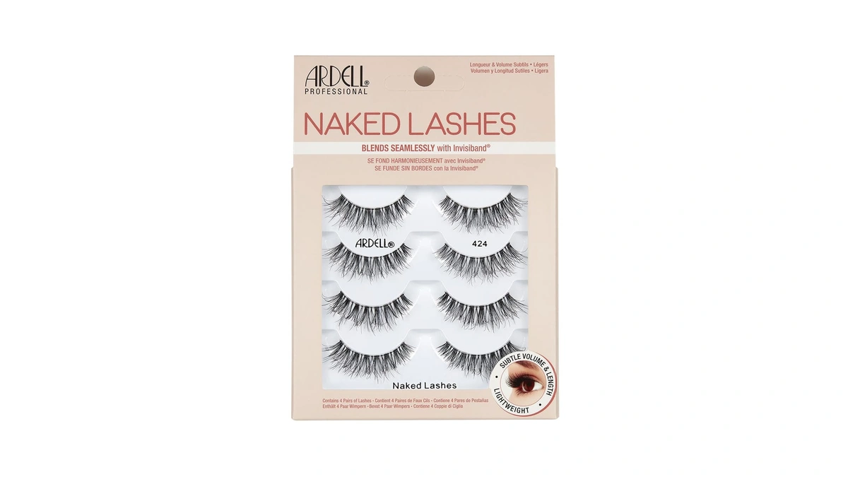 Ardell Naked Lashes 424 – Lightweight Natural False Eyelashes With