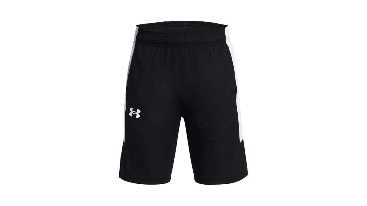 Under Armour Boys Baseline Basketball Shorts, (001) Black / /