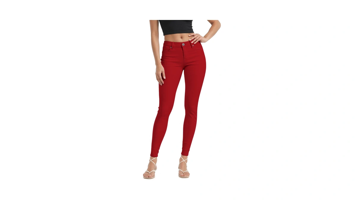 Hybrid & Company Women's Butt Lift Stretch Denim Jeans P37385skx