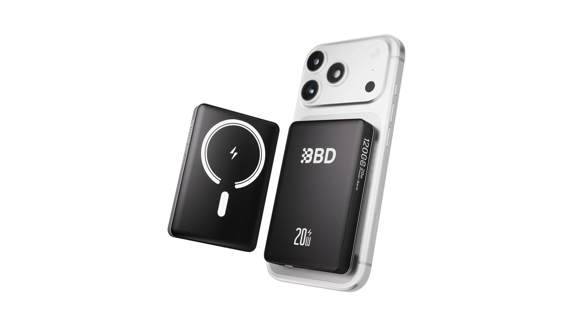 Bbd Magsafe Portable Charger,12000mah Wireless Power Bank With Usb-c Cable,magnetic