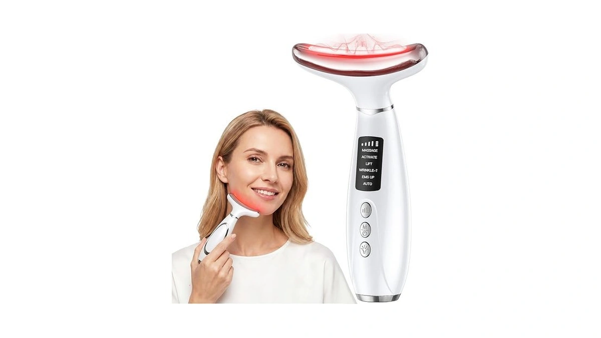 Gihwrri Red Light Therapy For Face And Neck, 7-color Face
