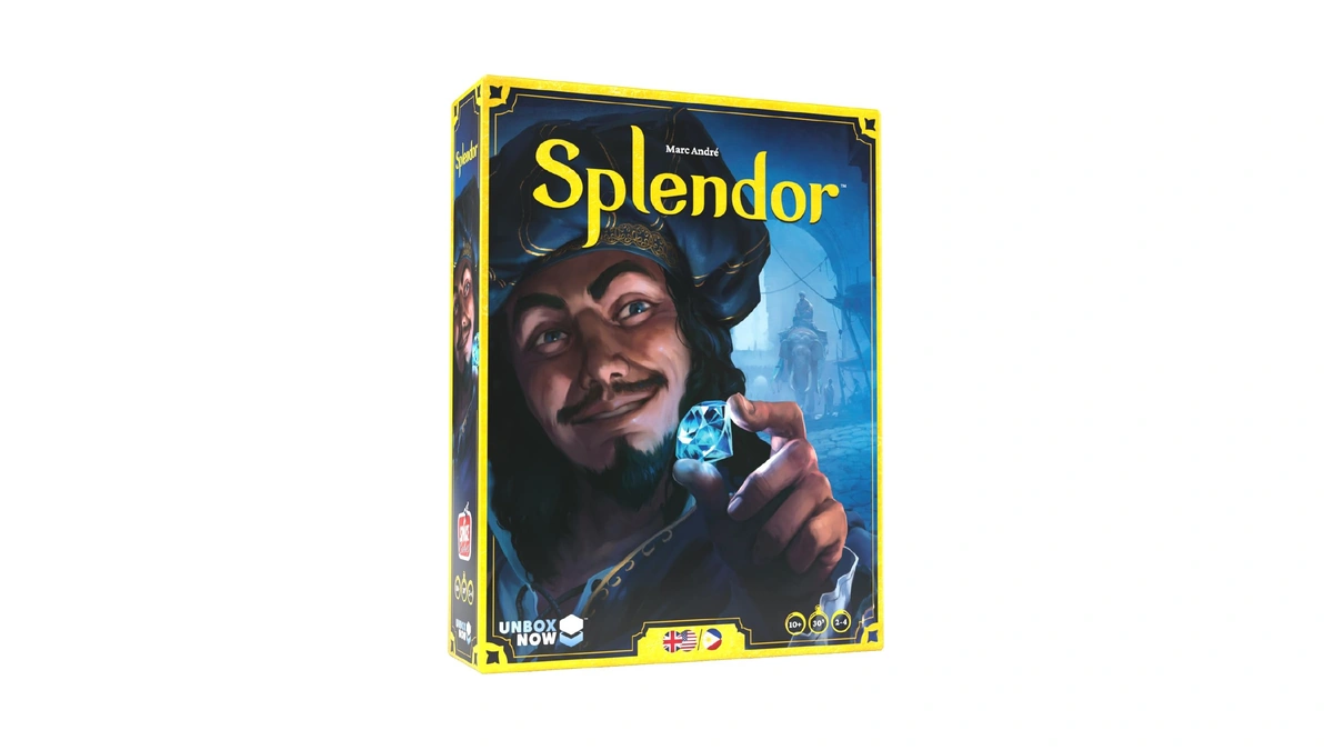 Asmodee Splendor Board Game - Gem Trading & Engine-building Strategy