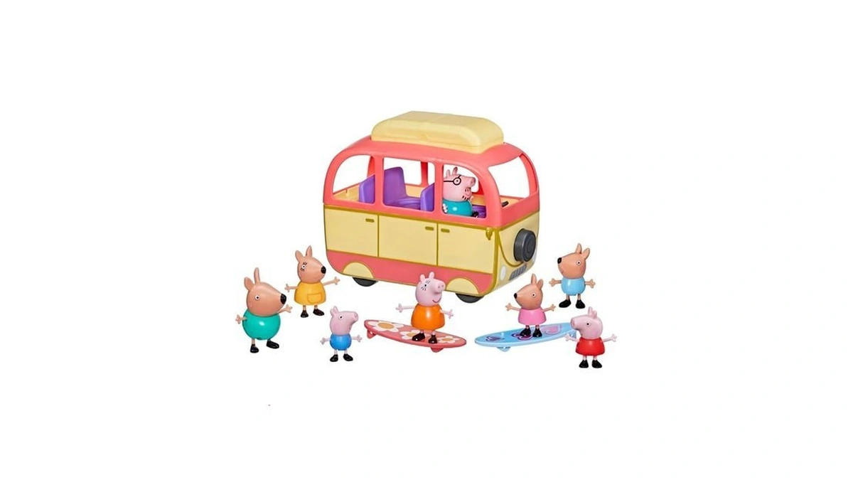 Peppa Pig Peppa Visits Australia Campervan Vehicle Preschool Toy With