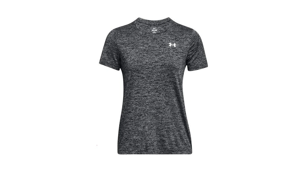 Under Armour Womens Tech Twist Short Sleeve Crew, (001) Black