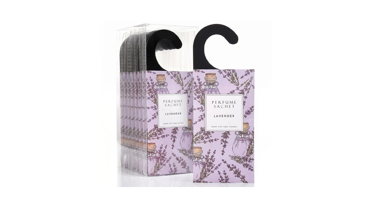 Rose Cottage Large 12 Packs Lavender Hanging Scented Sachets |