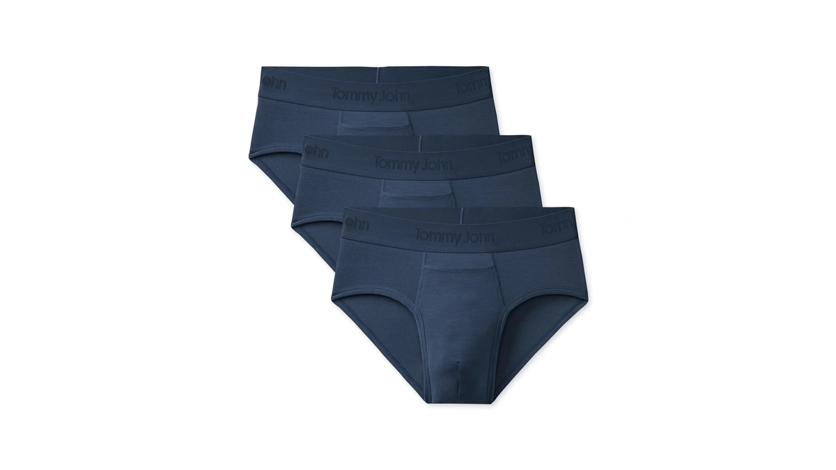 Tommy John Men's Second Skin Briefs, Lightweight No Ride-up Comfortable