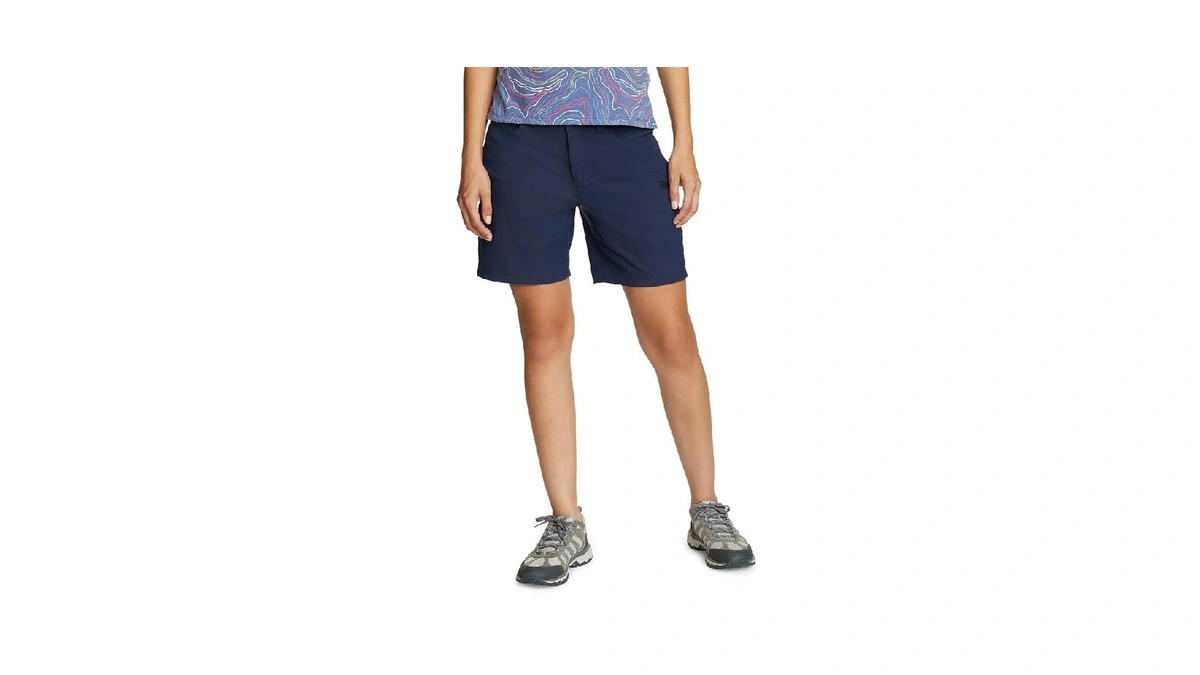 Eddie Bauer Women's Rainier Shorts, Med Indigo Rainier, 2