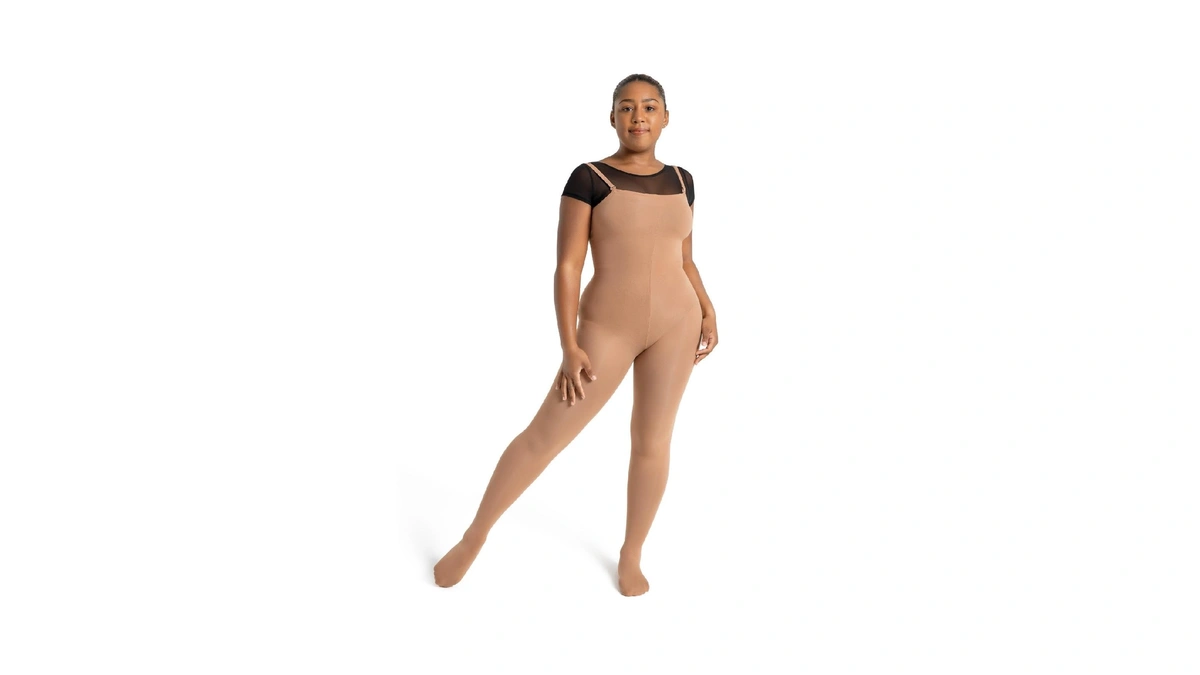 Capezio Convertible Body Tight, Suntan, Large/x-large