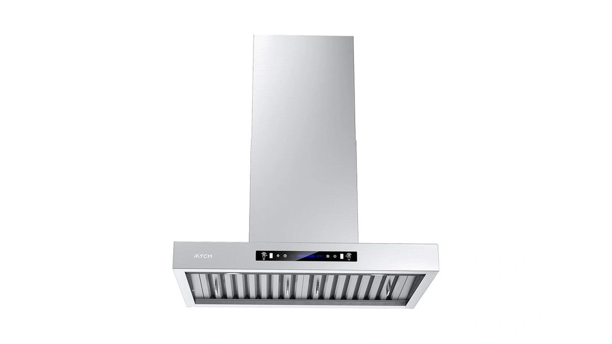 Iktch 30 Inch Wall Mount Range Hood, 1200 Cfm Ducted