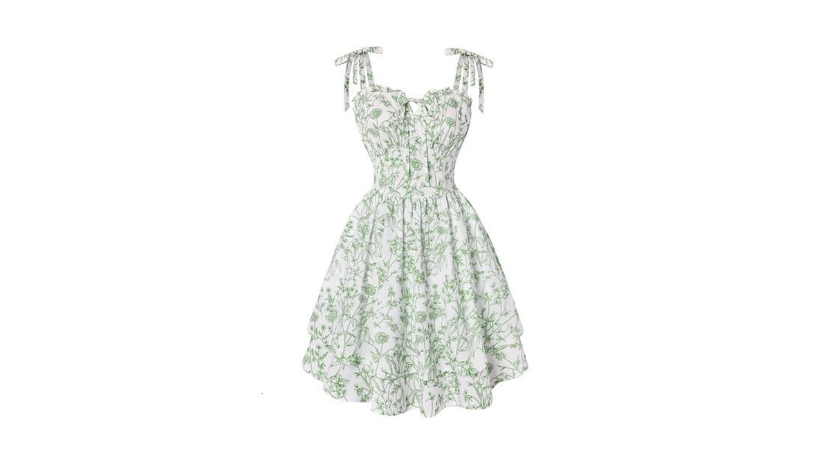 Scarlet Darkness Floral Mini Dress For Women Teens Summer 2026