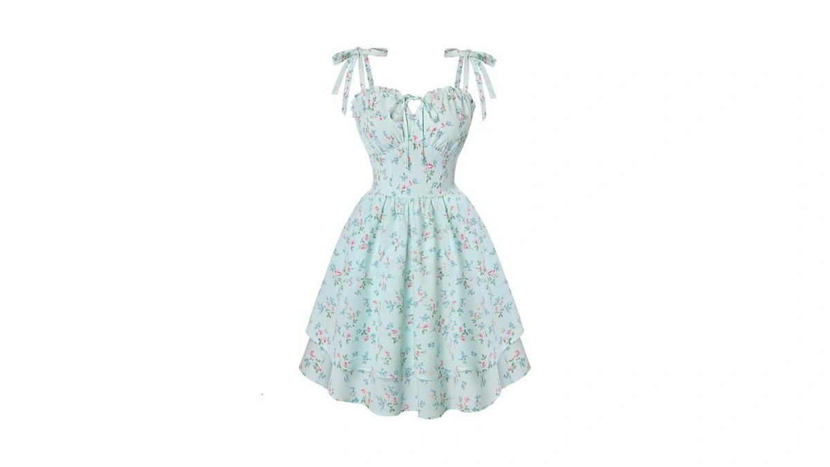 Scarlet Darkness Floral Mini Dress For Women Teens Summer 2026