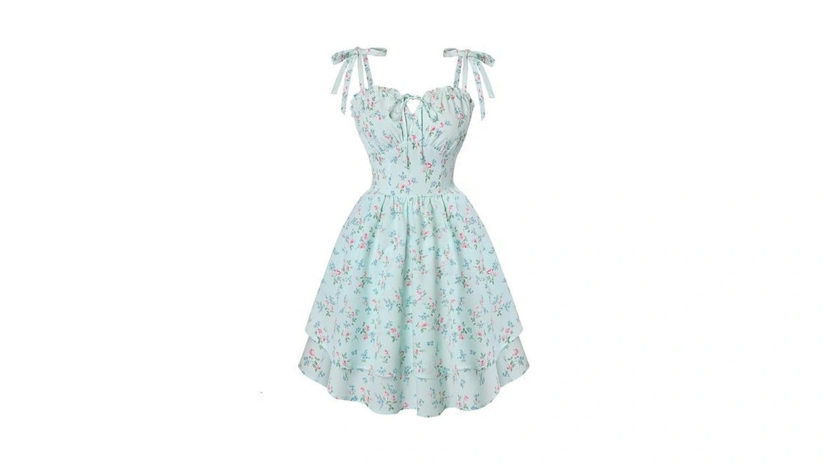 Scarlet Darkness Floral Mini Dress For Women Teens Summer 2026