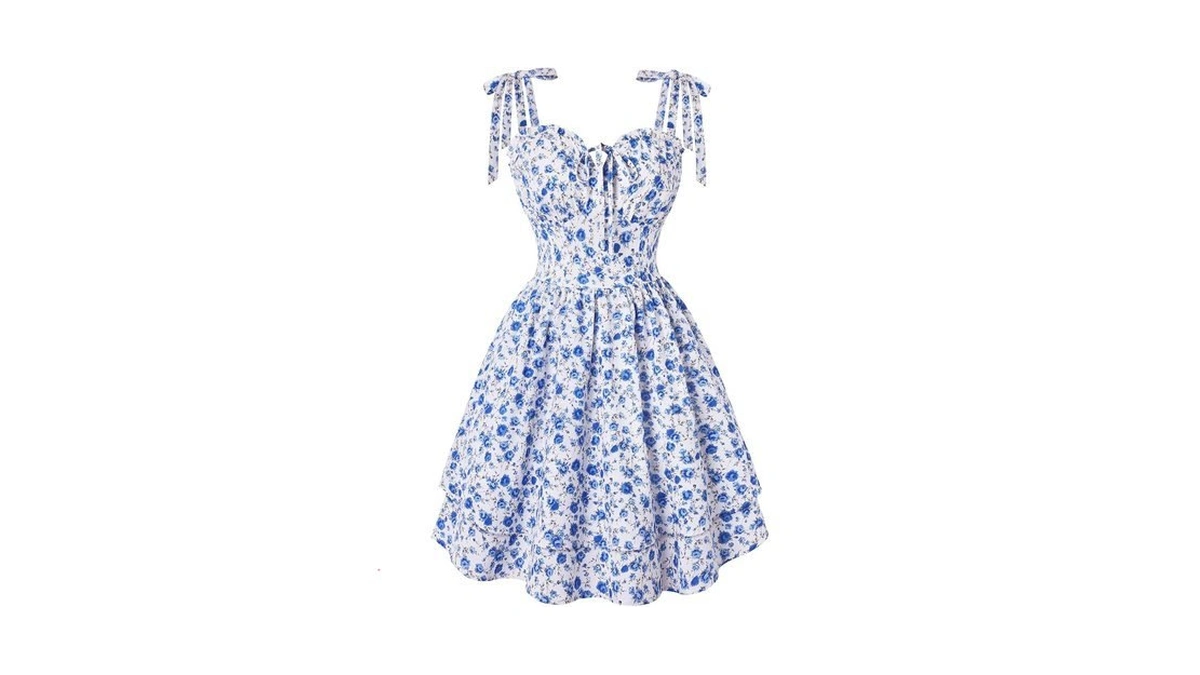 Scarlet Darkness Floral Mini Dress For Women Teens Summer 2026