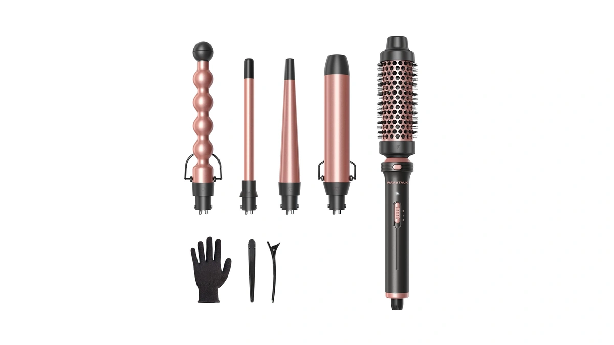 Wavytalk 5 In 1 Curling Wand Set, Multi Curl, Curling