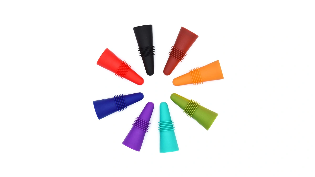 Wine Stoppers Beverage Bottle Sealer Soft Silicone Wine Bottle Stoppers