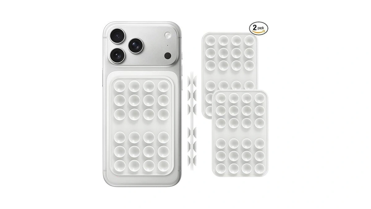 Topmade Double Sided Suction Phone Case Adhesive Mount 2 Pack,