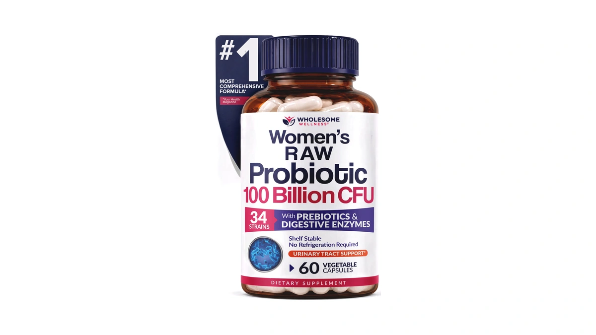 Wholesome Wellness Dr. Formulated Raw Probiotics For Women 100 Billion