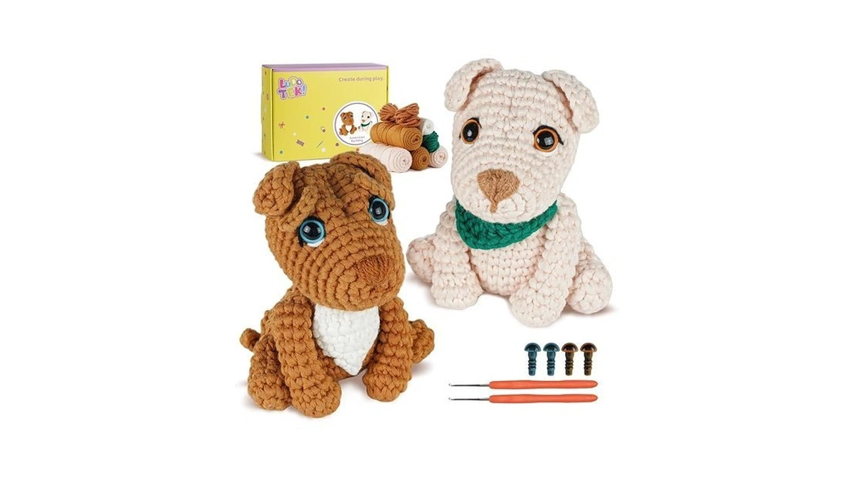 Ludotek Crochet Kit For Beginners, Crochet Animal Kits,crocheting Kit For