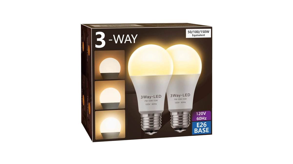 Briignite Led Light Bulbs, 3 Way Led Light Bulbs 50