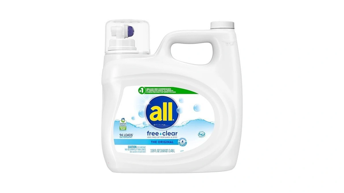 All Liquid Laundry Detergent Free Clear, 118 Ounce, 94 Loads