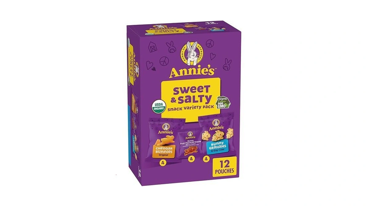 Annie's Sweet And Salty Snack Variety Pack, Cheddar Bunnies, Bunny
