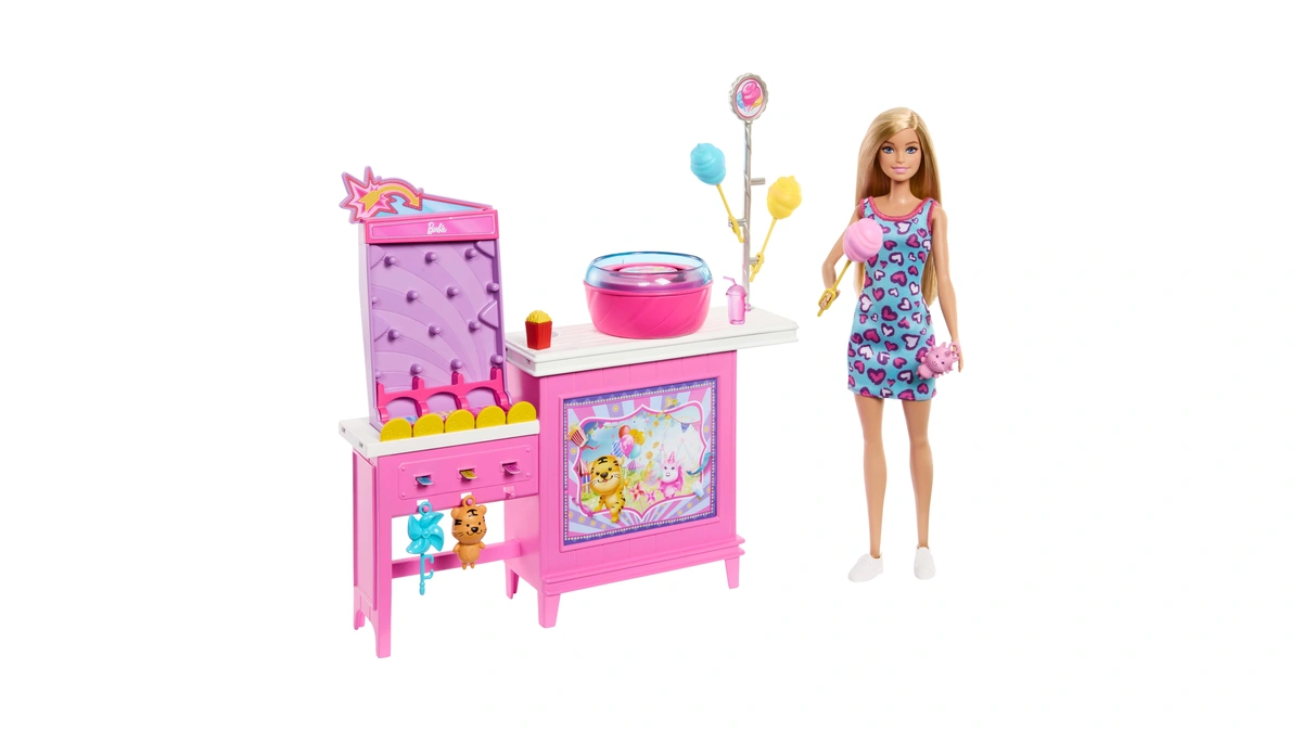 Barbie Mysteries: Beach Detectives Malibu Doll & Cotton Candy Game