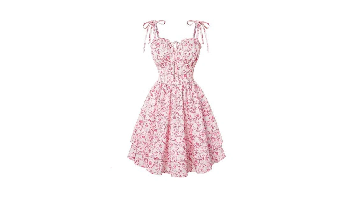 Scarlet Darkness Floral Mini Dress For Women Teens Summer 2026