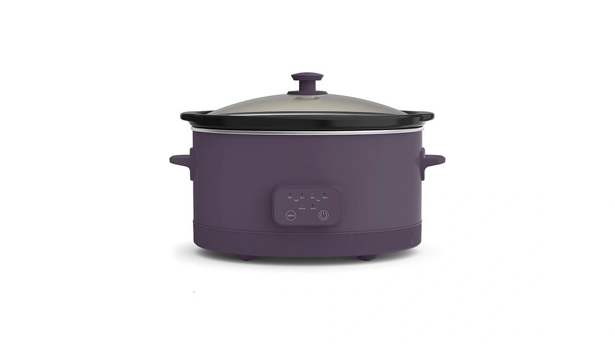 Bella 6.0 Qt Programmable Slow Cooker, Ceramic Nonstick Coating, Adjustable