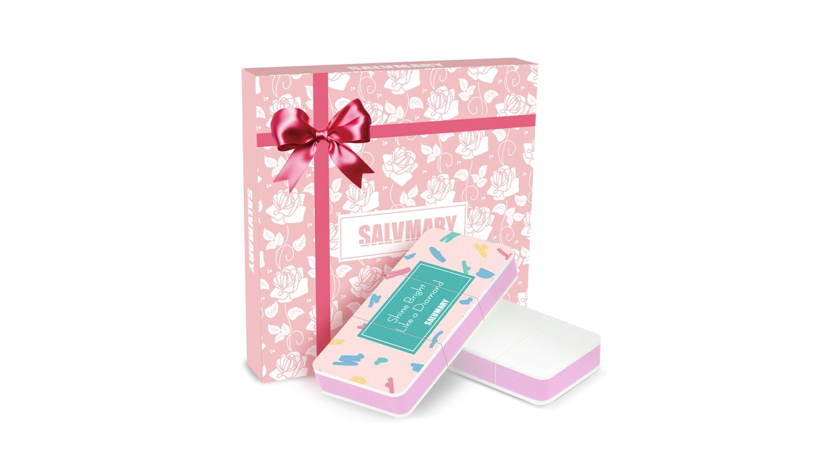 Nail Shiny Buffer Block Gifts For Women - Pink Nail