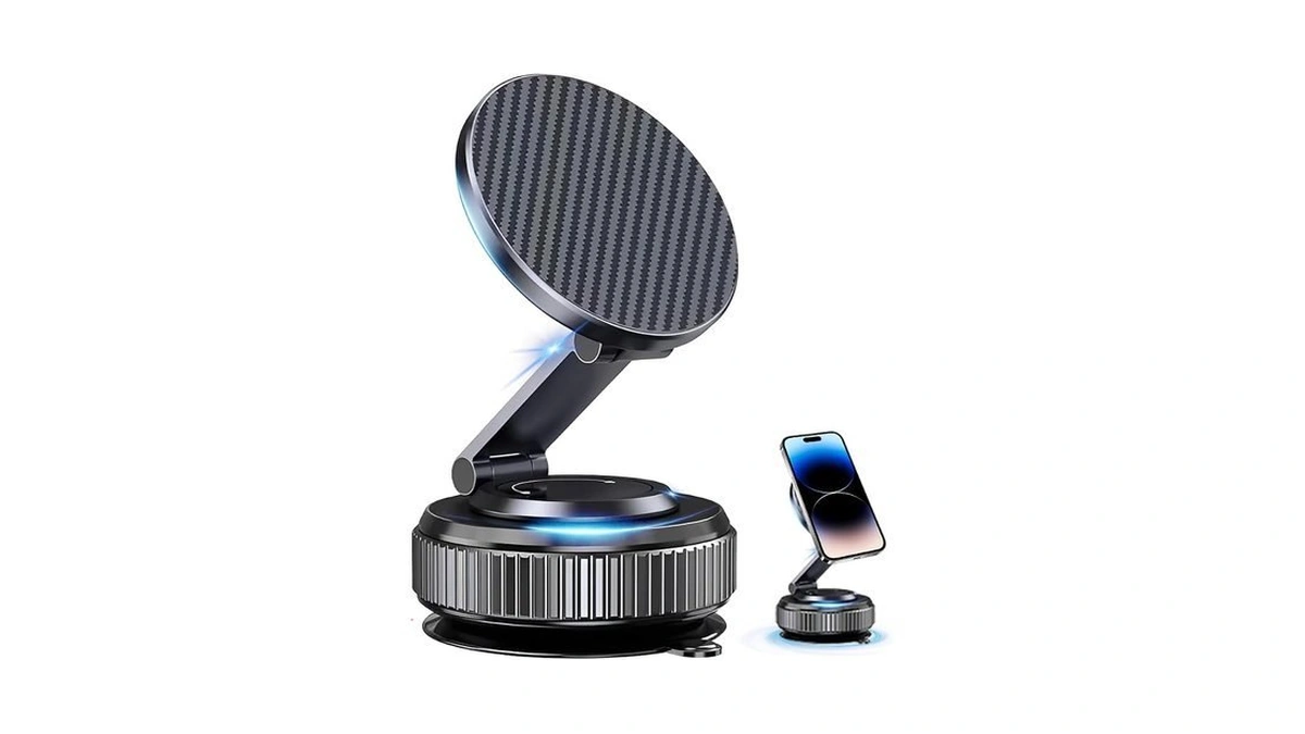 Car Phone Holder For Magsafe, 2400gf Magnetic - Magnetic Vacuum