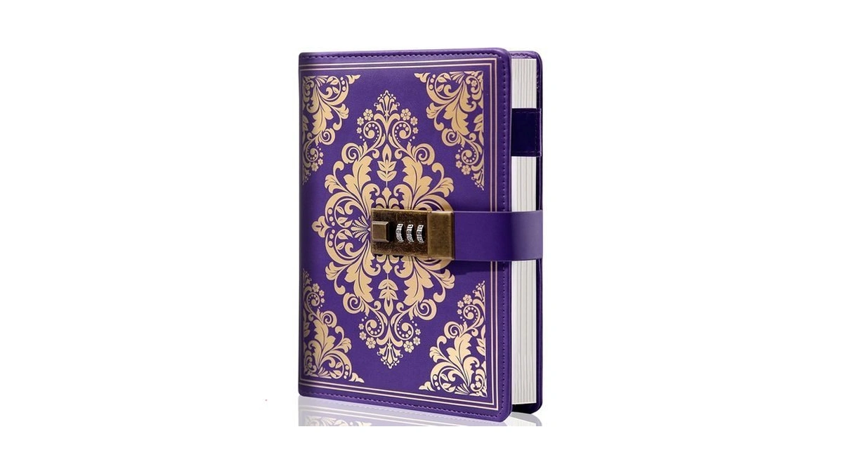 Cagie Lock Journal For Women Vintage Refillable Diary With Lock