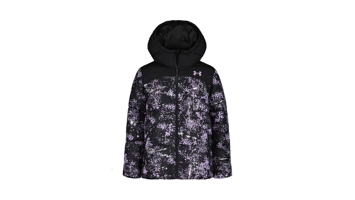 Under Armour Girls' Prime Hooded Puffer Jacket, Lightweight & Water