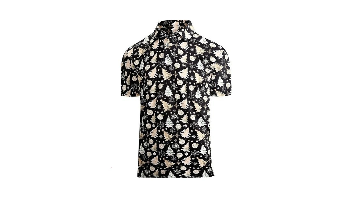 Damipow Mens Golf Shirts Dry Fit Polo Shirts Moisture Wicking