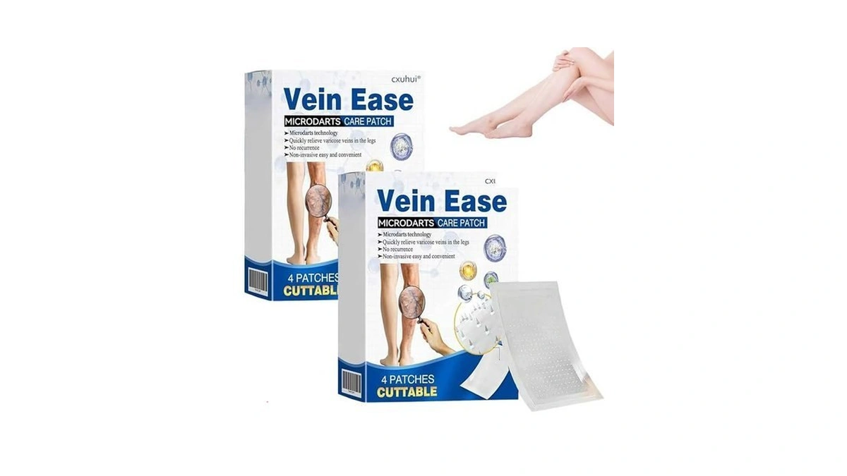 Vein Ease Microdarts Care Patch, Professional Varicose Veins Treatment For