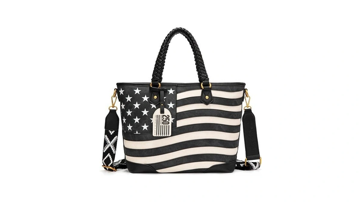 Montana West American Flag Tote Bag For Women Vintage Patriotic