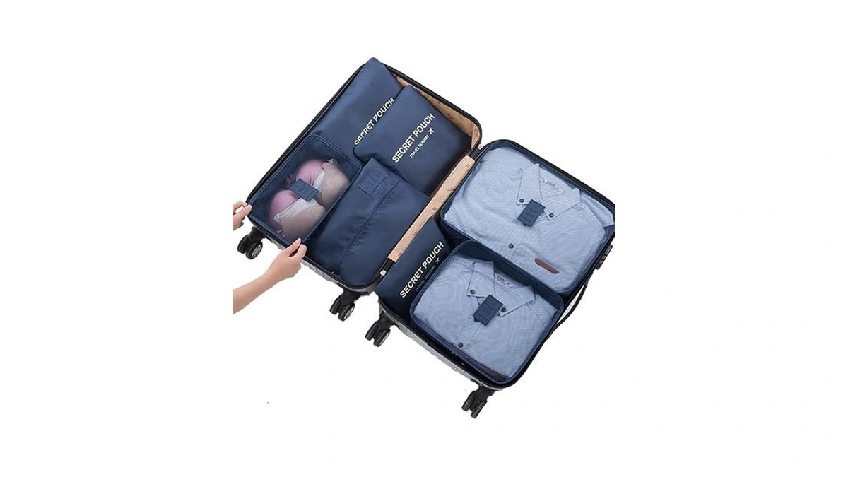 Fxkoolr 7 Set Packing Cubes Packing Organizers For Suitcase Travel