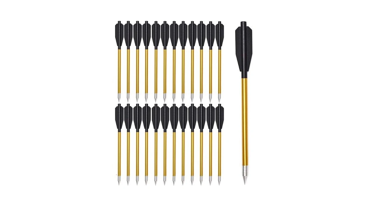Hunter Ian Archery Crossbow Bolts Aluminium Arrows 6.3" Steel Tips