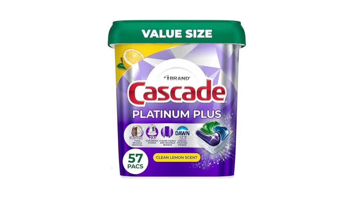 Cascade Platinum Plus Dishwasher Pods, Dishwasher Detergent, Dish Detergent Soap,